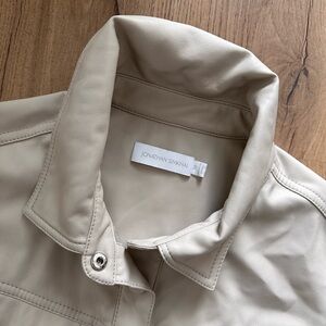 Jonathan Simkhai vegan leather jumpsuit